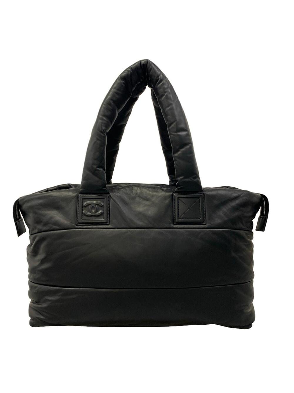 Chanel Coco Cocoon Black Leather #305421C15B
